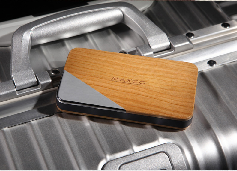 MAXCO美能格 原木移动电源 聚合物便携充电宝 8000毫安