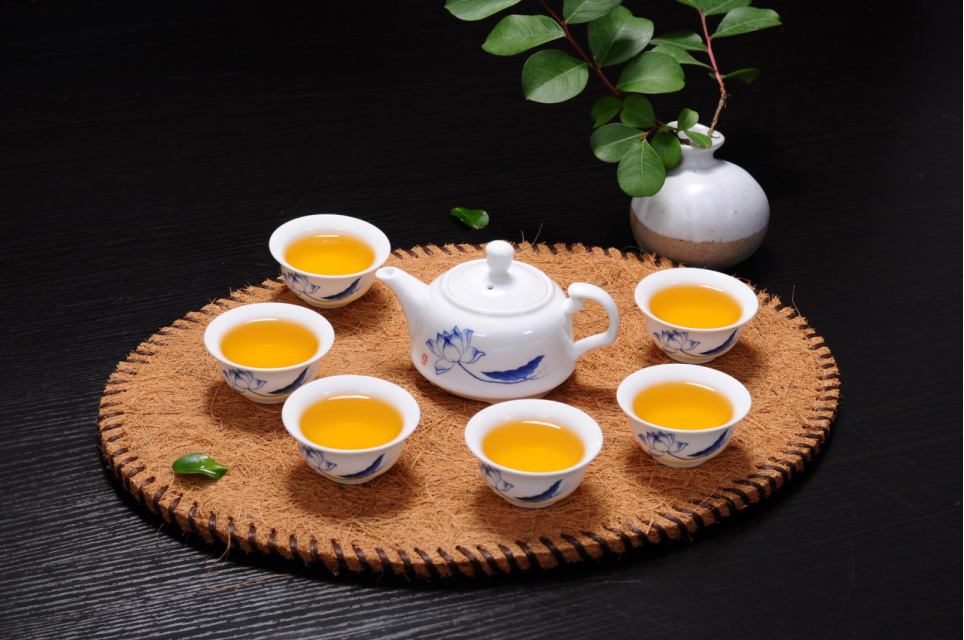 7头高白茶具套装