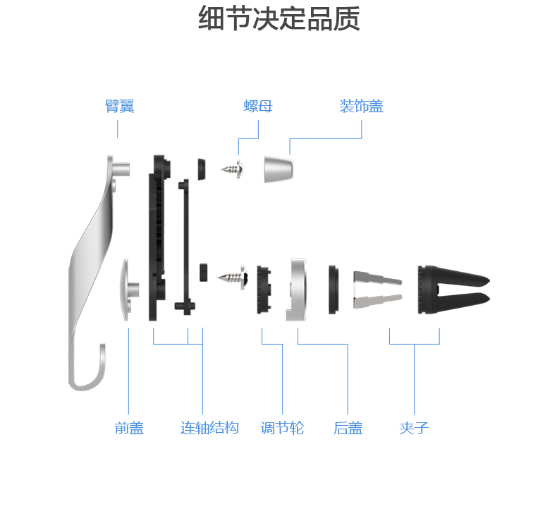 ROCK车载智能金刚支架二代