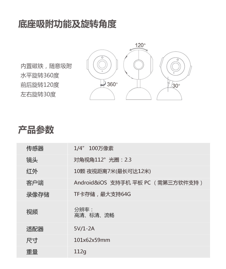 鹏博士智能高清摄像头