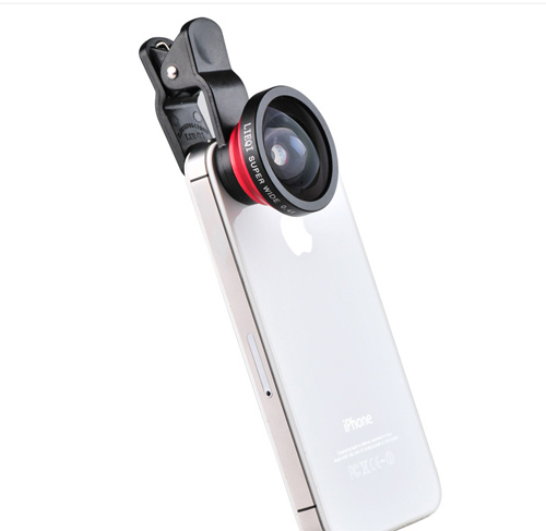 通用型夹子0.4X超广角镜头 iphone 三星 手机镜头