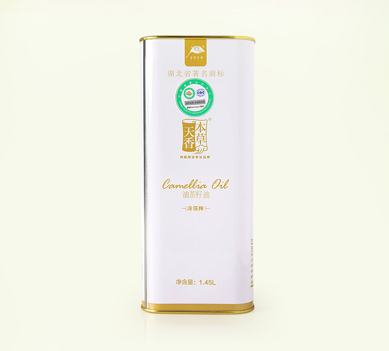 本草天香山茶油1.45L*2礼盒