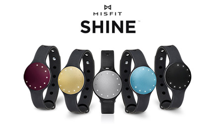 Misfit Shine 智能手环 无需充电 航空铝合金防水运动睡眠蓝牙手表记步器 黑色