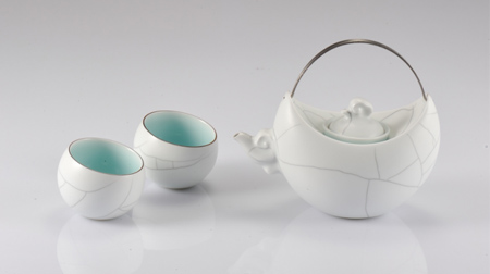 望月系列一壶二杯茶具 茶壶 茶杯